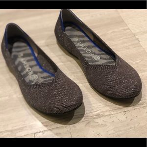Twilight metallic Rothys flats